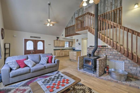 Family-Friendly Forested Home with Snow Play Area!